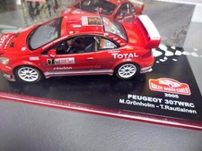 miniatures 1/43 Rallye Monte-Carlo 2005 Peugeot 307 WRC No7 M.Gronholm.