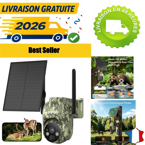 Caméra solaire extérieur - caméra,