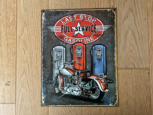 Plaque métal moto - , garage