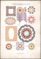 1910 Lithographie Art nouveau