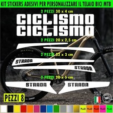 Kit 8 autocollants cadre de