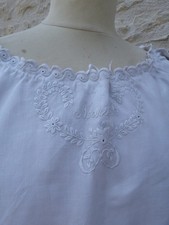 Chemise de nuit 1900  lin