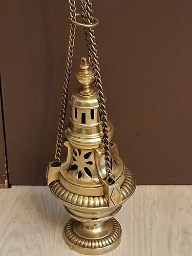 Ancien encensoir religieux - encensoir,