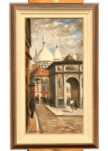 Tableau huile paris - huile, montmartre