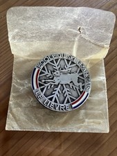 Insigne, broche médaille ski ESF  Lièvre D’argent