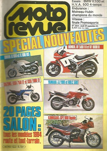 Moto revue 2622 honda - n°2622,
