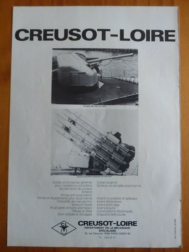 1978 pub creusot loire canon - 6/1978,