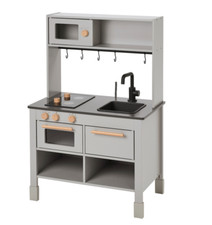 Cuisine IKEA SILLTRUT pour enfants, gris, 68 x 40 x 100 cm, NEUF