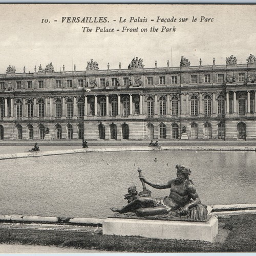 C1910 versailles palace front - palace,