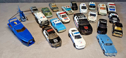 Lot voitures police - lot,
