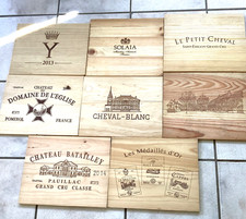 8 estampes  couvercles. caisse vin
