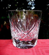 SAINT LOUIS CHANTILLY DOUBLE OLD FASHIONED WHISKEY GLASS VERRE GOBELET A WHISKY