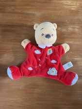 Doudou Plat/Marionnette Winnie L'ourson Rouge Cerf Volant Nuages - Disney Baby