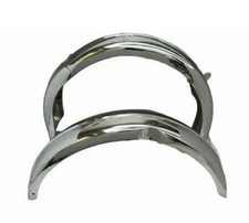 JEU DE GARDE BOUE CHROMÉ AVANT ET ARRIÈRE BSA B31/B33 MODÈLE PISTON/ADAPTÉ...