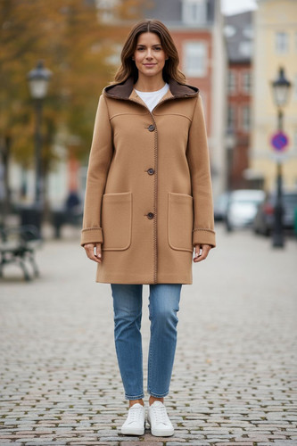 Veste femme laine manteau - en,
