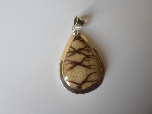 Pendentif argent massif - en,