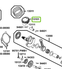 PISTON KYMCO MAXXER 400, MXU
