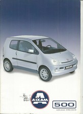 AIXAM 500 - VOITURE SANS PERMIS - 1999 / catalogue brochure dépliant prospectus