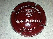 Capsule de champagne HENRY-BOURDELAT (1. bordeaux et blanc)