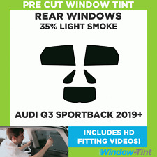 Pré Découpé Fenêtre Film Teinté pour Audi Q3 Sportback 2019 +35% Light Rear Auto
