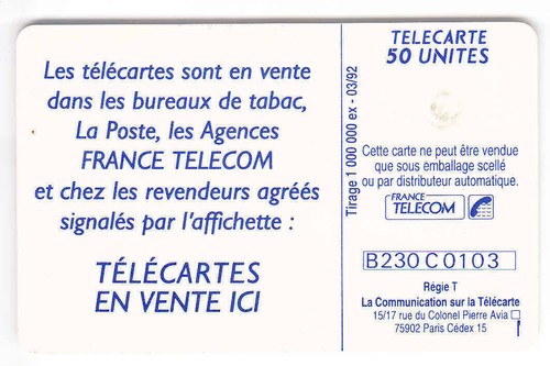 Variete telecarte 50u - variete, ..