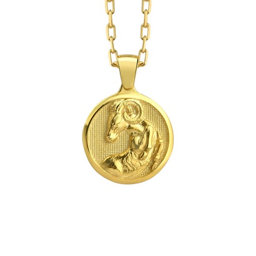 Collier pièce zodiaque