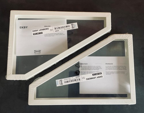 Ikea ekby lerberg white metal - lerberg,
