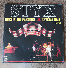 SUPERBE SINGLE STYX : ROCKIN'THE PARADISE