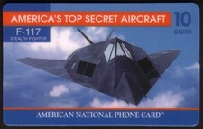 Carte Téléphonique F-117 Stealth Fighter - L'Avion Top Secret D'Amérique