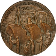 France, Medal, Port de Pêche