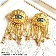 Boucles d'Oreille BAROQUES OR