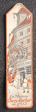 Marque page publicité Alcool Maison Cherry Rocher Années 1920 1930