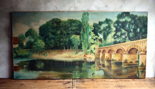 Large original oil painting - large,