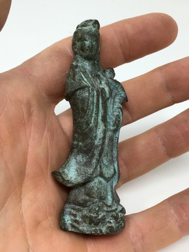 Statuette bronze chinois sage - bronze,