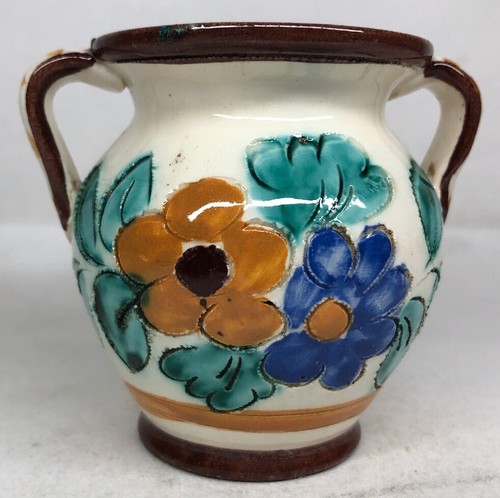 Petit vase ansé décor - vase,