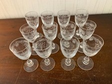 12 verres à porto modèle Cléo en cristal de Saint Louis (prix à la pièce)