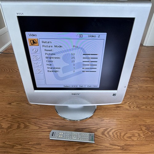 Retro gaming sony wega - tv,