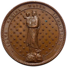 Médaille Basilique du Puy-en-Velay et Notre Dame de France 1860