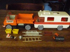 PLAYMOBIL lot divers pour pièces camion chantier camping car vintage