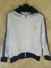 Veste ADIDAS globe vintage VENTEX blanc rare 1970 giacca jacket jacket 3 M
