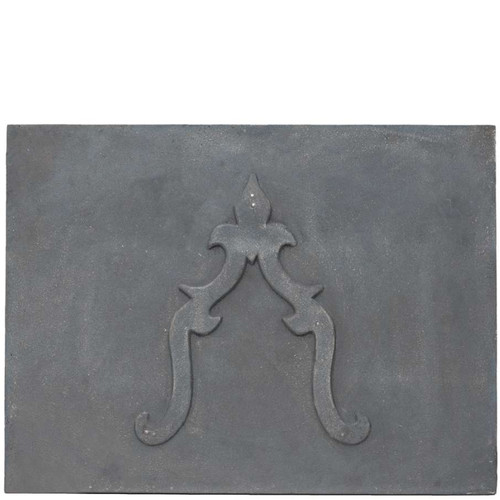Plaque cheminée fonte - plaque, de
