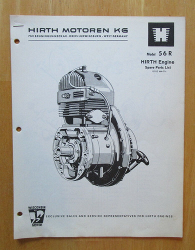 Hirth motoren engine spare - hirth,