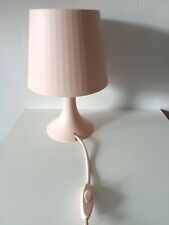 Ikea Lampan Lampe De Table Rose Pale Plastique B0201 1829 Desk Lamp Rare Pop Art