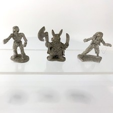 x3 Figurine Diverse Métal