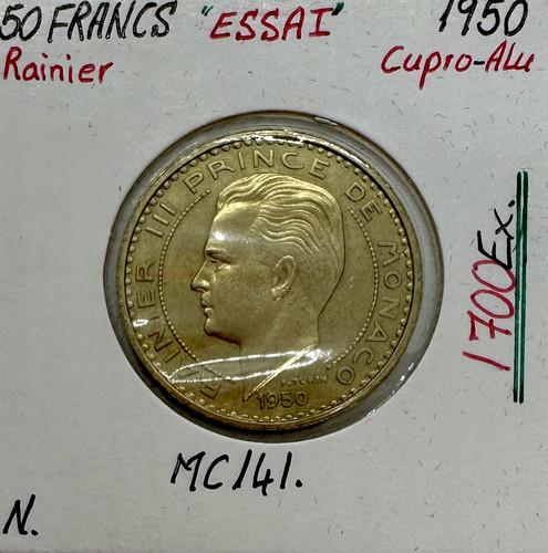 Monaco francs 1950 - -,