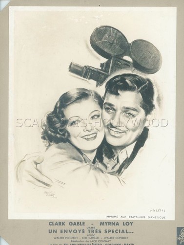 Clark gable mirna loy too - clark,