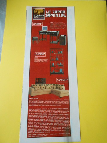 Publicité 1998 maison - publicité,
