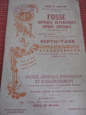 CATALOGUE DE FOSSE SEPTIQUE
