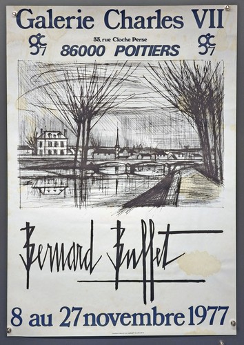 Bernard buffet 1977 affiche - bernard,