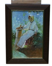 Huile sur Bois, Signé Richard